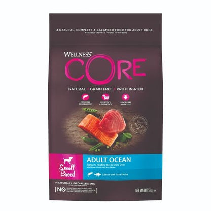 Wellness CORE Small Breed Ocean Fish with Salmon Grain Free Adult Dry Dog Food 5kg