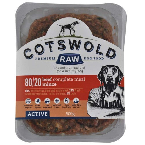 Cotswolds Adult Working Beef Mince Active 500g