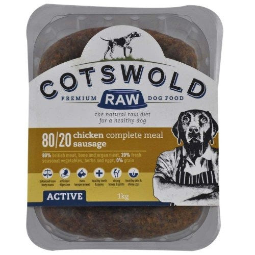 Cotswolds Adult Working Chicken Sausage Active 500g