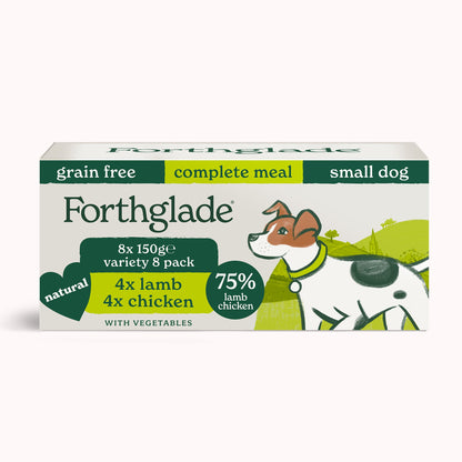 Wet Dog Food - Chicken & Lamb Variety Pack (8 x150g)