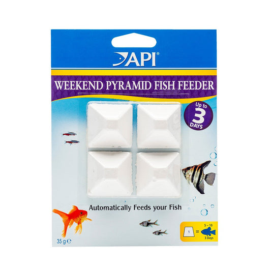 API Fishcare 3 Day Weekend Pyramid Fish Feeder