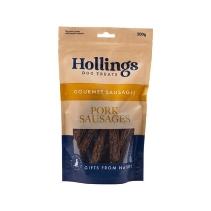 Hollings Dried Sausage Dog Treat 200g