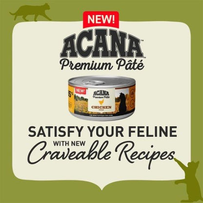 Acana Premium Pate Wet Cat Food with Chicken - 24 x 85g