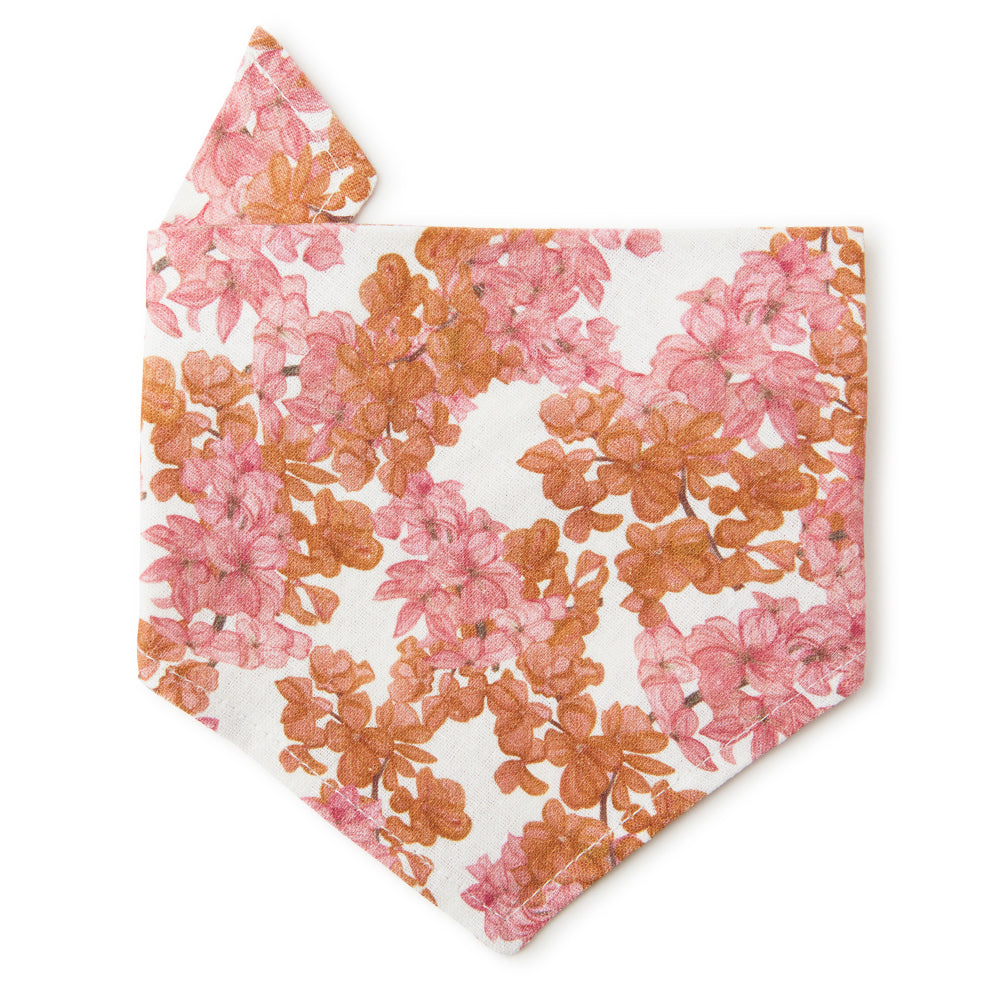 DOG BANDANA -  PINK FLORAL