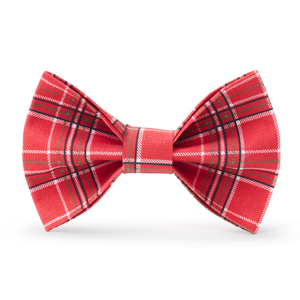 DOG BOW TIE - RED CHECK