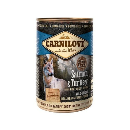 Carnilove Salmon & Turkey Wet Dog Food - 6 x 400g
