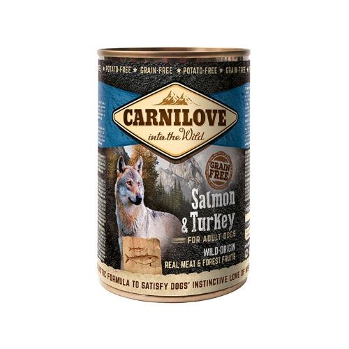 Carnilove Salmon & Turkey Wet Dog Food - 6 x 400g
