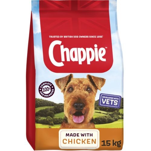 Chappie Dry with Chicken & Whole Grain Cereal 15kg