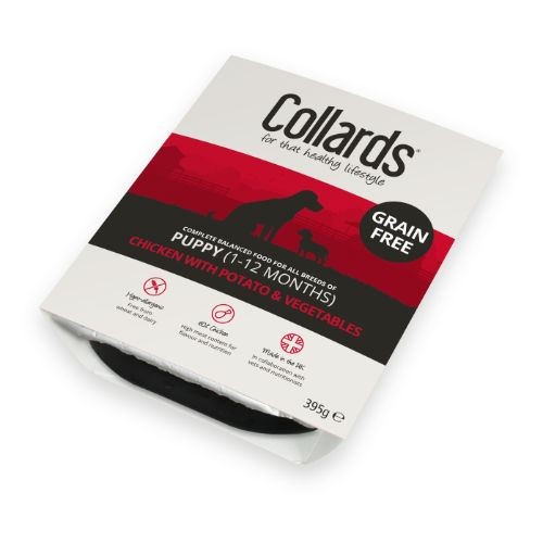 Collards Grain Free Chicken Wet Puppy Food - 7 x 395g Trays