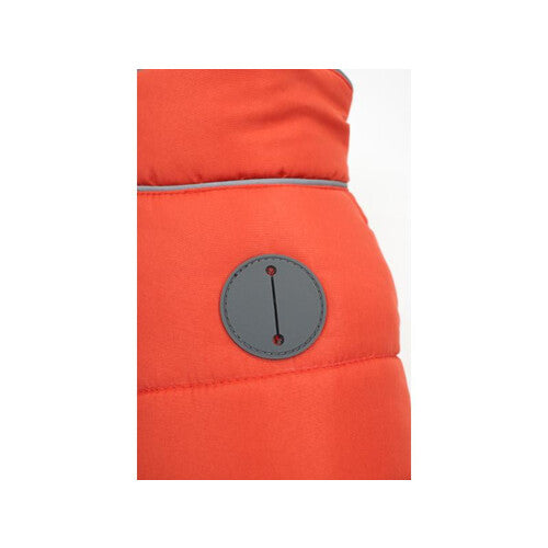 Doodlebone Puffer Jacket Pumpkin & Smoke Size 3-5