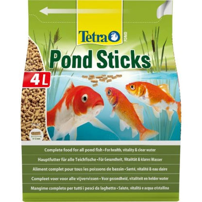 Tetra Koi and Goldfish Fish Food Pond Sticks 450g