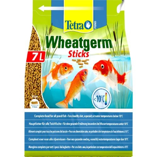 Tetra Koi and Goldfish Fish Food Pond Wheatgerm Sticks 1400g