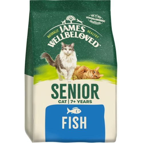 James Wellbeloved Senior Cat Food with Fish 1.5kg