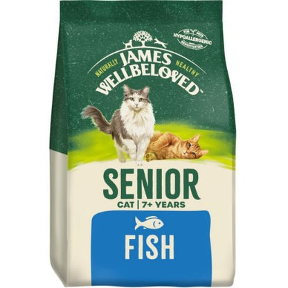 James Wellbeloved Senior Cat Food with Fish 1.5kg