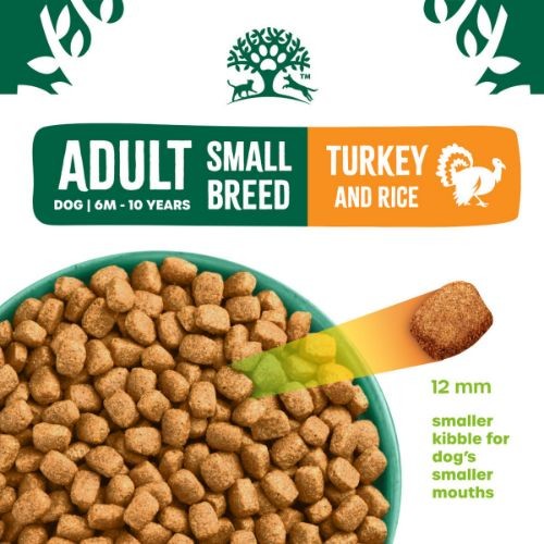 James Wellbeloved Dog Food Adult Small Breed with Turkey and Rice 1.5kg