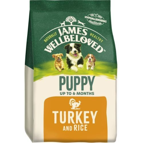 James Wellbeloved Dry Puppy Food with Turkey and Rice 2kg
