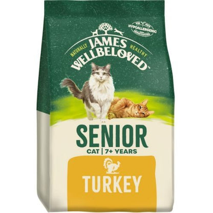 James Wellbeloved Senior Cat Food with Turkey 4kg
