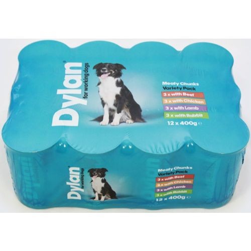 Dylan Working Wet Dog Food Tins 12 x 400g