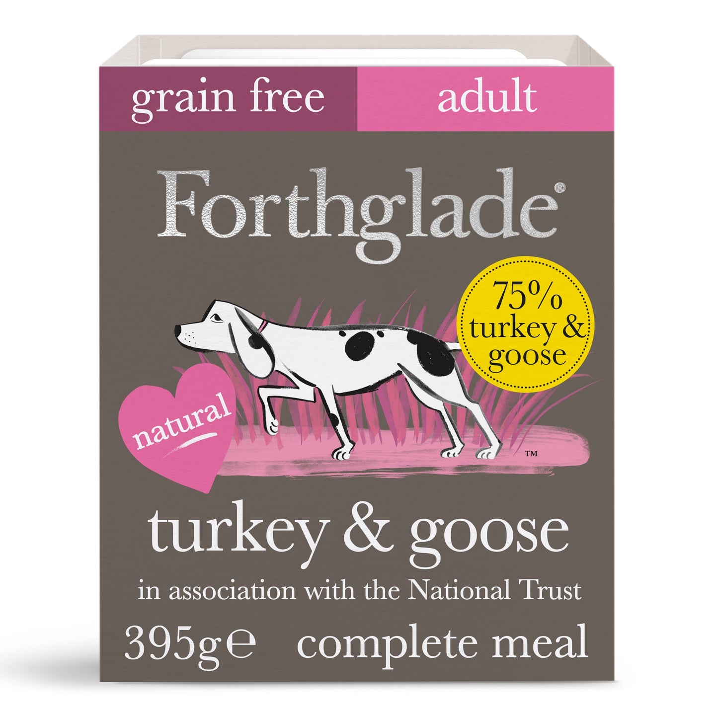 National Trust Turkey & Goose Natural Gourmet Wet Dog Food (395g)