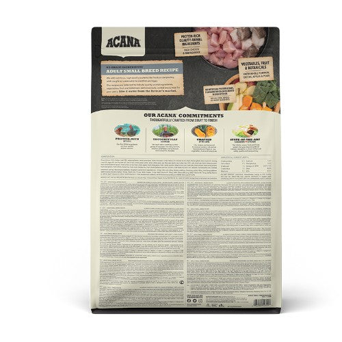 Acana Heritage Grain Free Adult Dry Dog Food for Small Breeds 2kg