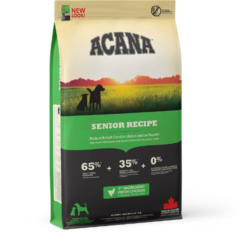 Acana Heritage Grain Free Senior Dry Dog Food for All Breeds 11.4kg