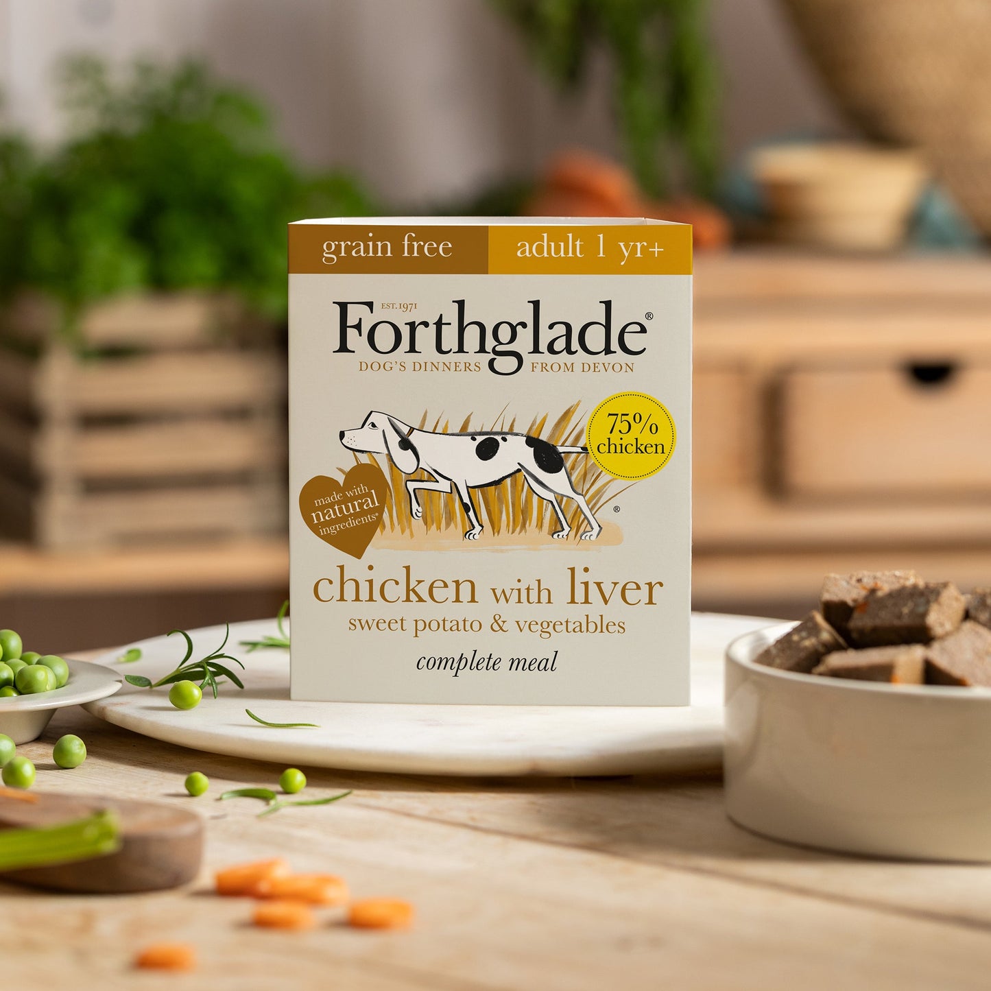 Chicken with Liver & Vegetables Natural Wet Dog Food