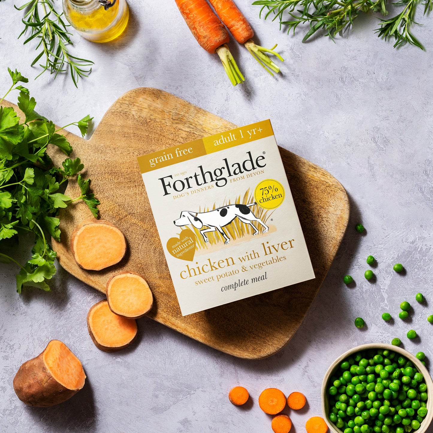 Chicken with Liver & Vegetables Natural Wet Dog Food
