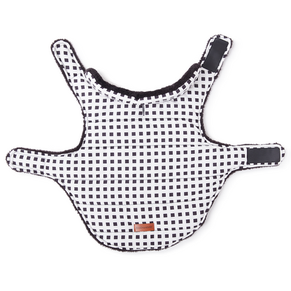 PUFFER JACKET - BLACK & WHITE CHECK