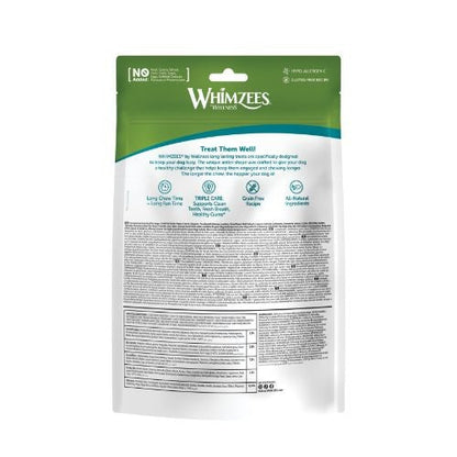 Whimzees Antler Dental Chew Dog Medium Treat Pack - 12pk