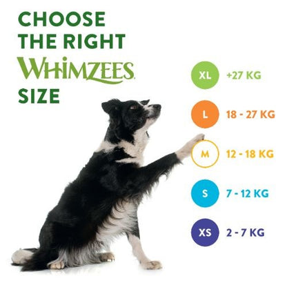 Whimzees Rice Bone Dental Dog Chew Treat Small