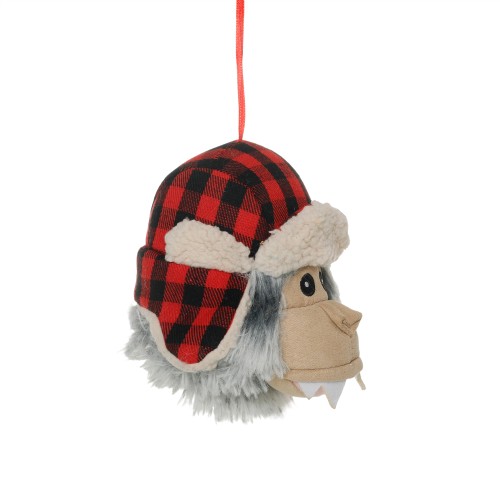 Tall Tails Yeti W/Hat 2In1 Plush Dog Toy