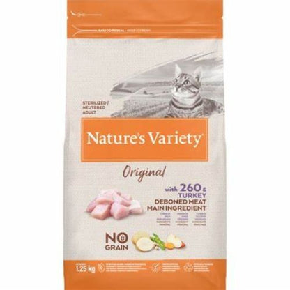 Nature's Variety Original NG Adult Sterilized Cat Food Turkey 1.25kg