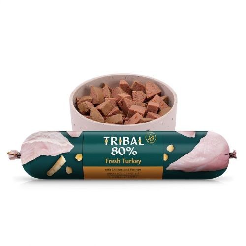 Tribal Fresh Dog Food 80% Turkey Sausage 300g