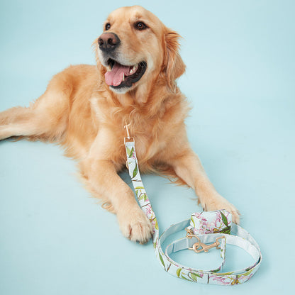 DOG LEAD -   WATERCOLOUR FLORAL
