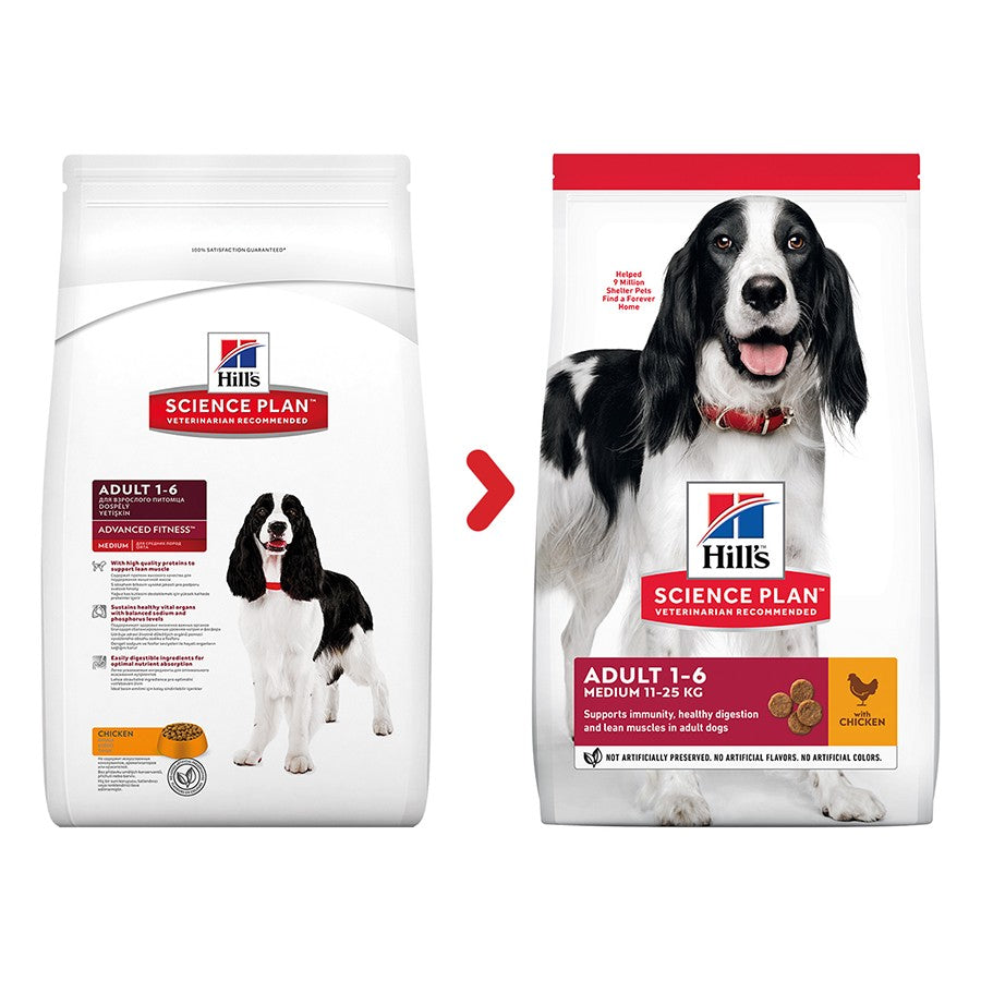 Hill's Science Plan Adult Medium Dry Dog Chicken 14kg