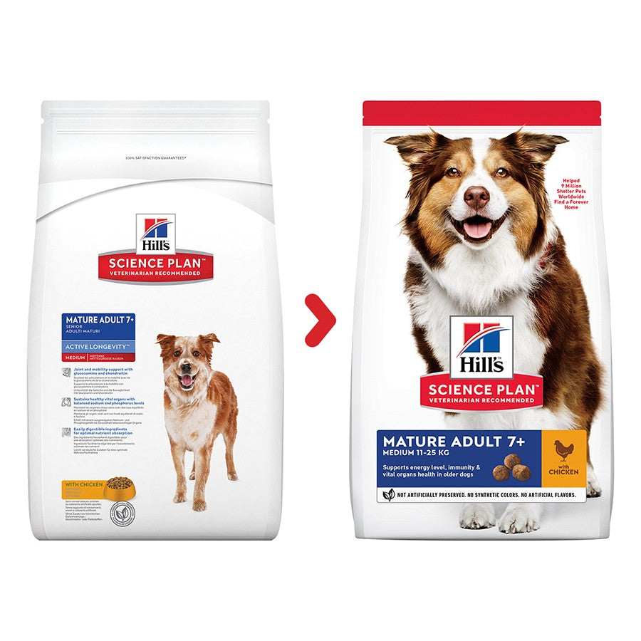 Hill's Science Plan Mature Adult Medium Dry Dog Chicken 14kg