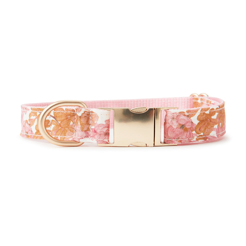 DOG COLLAR - PINK FLORAL