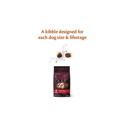 Wellness CORE Active Life with Chicken & Turkey Dry Dog Food 10kg