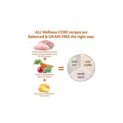 Wellness CORE Active Life with Chicken & Turkey Dry Dog Food 10kg