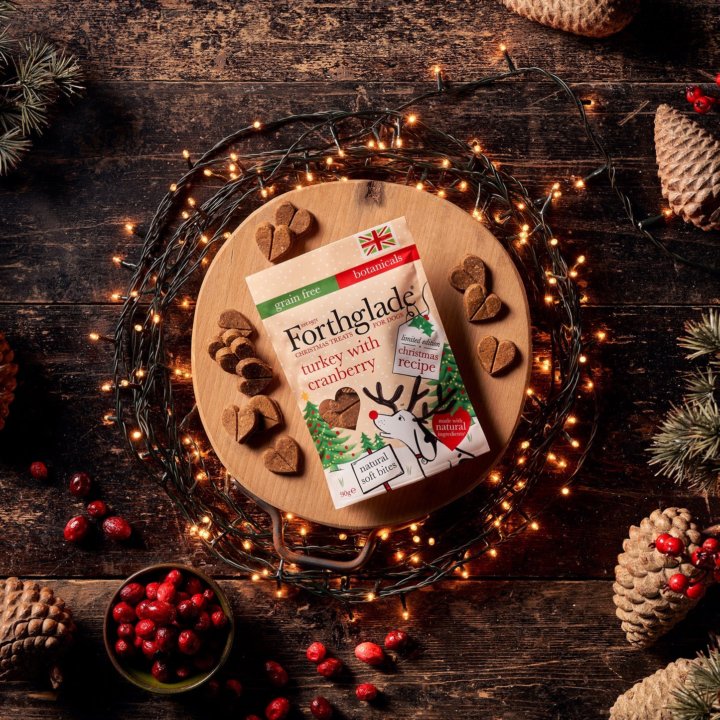 Christmas Dog Treats - Turkey & Cranberry Soft Bites