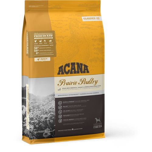 Acana All Breeds & Life Stage Classics Prairie Poultry Dry Dog Food 9.7kg