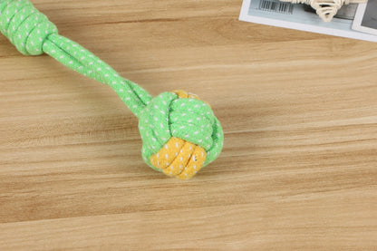 Toys Set of 9 - Handmade Cotton Rope Dog Chew