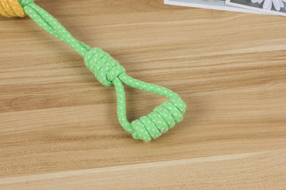 Toys Set of 9 - Handmade Cotton Rope Dog Chew