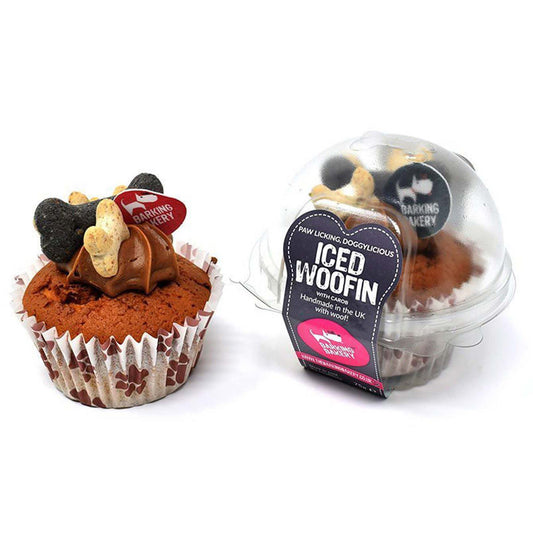 Barking Bakery Carob Iced Vanilla Woofin 75g