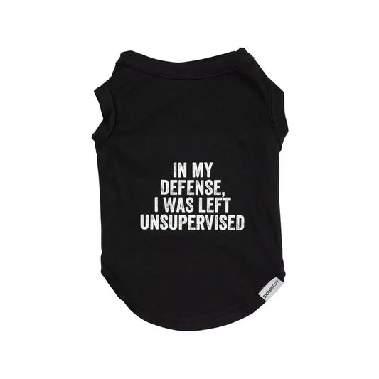 in My Defense" Pet Tee