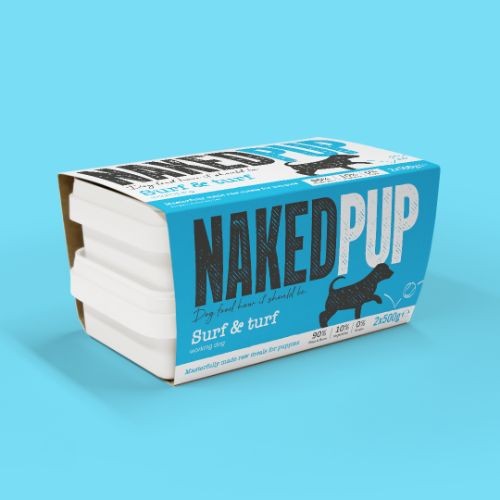 Naked Pup Raw Frozen Puppy Food - Surf & Turf