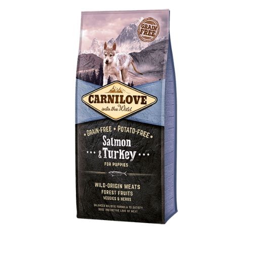 Carnilove Dry Puppy Food with Salmon & Turkey 12kg