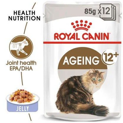 Royal Canin Ageing +12 Cat Food in Jelly Pouches 12 x 85g