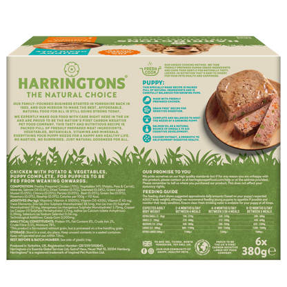Chicken with Potato & Vegetables Grain Free Wet Puppy Food 18 x 380g