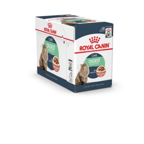 Royal Canin Digest Sensitive Cat Food in Gravy Pouches 12 x 85g